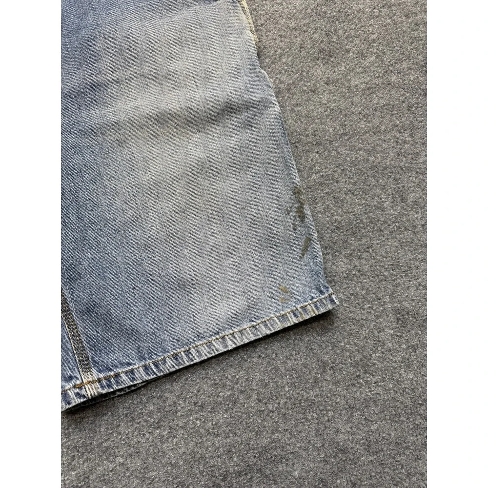 Faded Glory Y2K Jean Shorts Size‎ 34 Distressed Denim